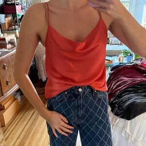 Ro & De Coral Cowl Neck Camisole